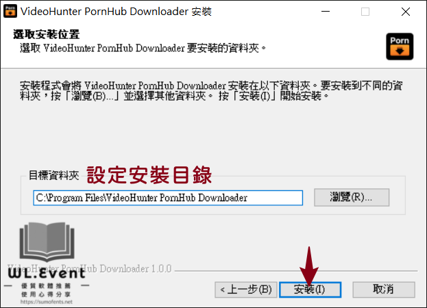 VideoHunter Pornhub Downloader 軟體教學圖